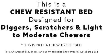 K9 Ballistics Tough Ripstop Dog Crate Pad - Durable, Machine Washable Kennel & Travel Mat for Large Dogs, 41 x 27 Fits 42" Wire Crates, Sandstone