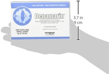 Nutramax Laboratories Denamarin Liver Health Supplement for Small Dogs and Cats - With S-Adenosylmethionine (SAMe) and Silybin, 30 Tablets