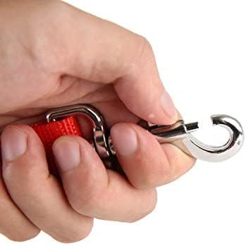 Nylon Dog Leash with 2-Layer, 4 FT/ 6 FT/ 7FT Long, 1 Inch Wide for Medium Large Dogs