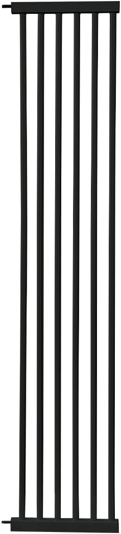 Lumizone Extra Tall Cat Gate Extension Kit 61.02" High Pressure Mounted 2025 New 12.60" Extra Wide 1.37" Gap No Drilling Tall Pet Gate for Dogs (Black, 12.60"/32CM)