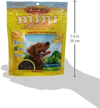 Zuke's, Treats Mini Naturals Chicken Recipe, 6 Ounce (Pack of 2)