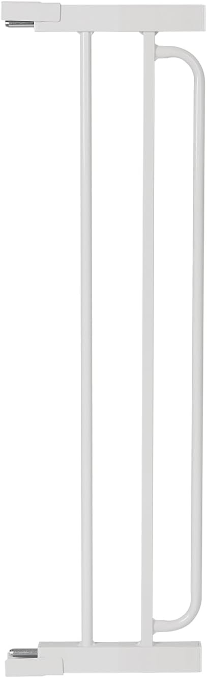 Extra Wide Baby Gate Extension 7.87 Inch Pressure Mounted, Auto Close Child Baby Gates for Doorways No Drill, Walk Through Dog Gate Indoor for The House, White