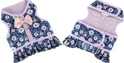 Parisian Pet Midnight Blossoms Harness Dress