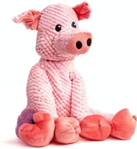 fabdog, inc. Floppy Pig Dog Toys (Large), Small Breeds
