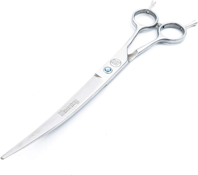 Professional Dog Grooming Scissors Set, 7 Inch/8 Inch Pet Grooming Scissors Chunkers Shears for Dog, Curved Dog Grooming Scissors, Thinning Shears for Dog with Grooming Comb