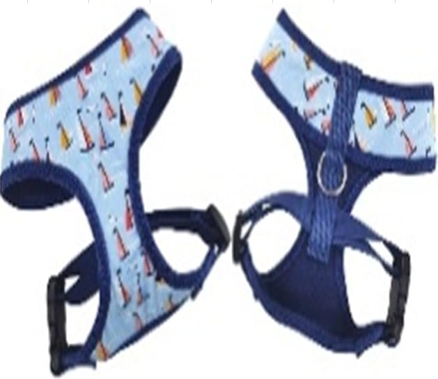 Parisian Pet Freedom Harness - Sail Boats