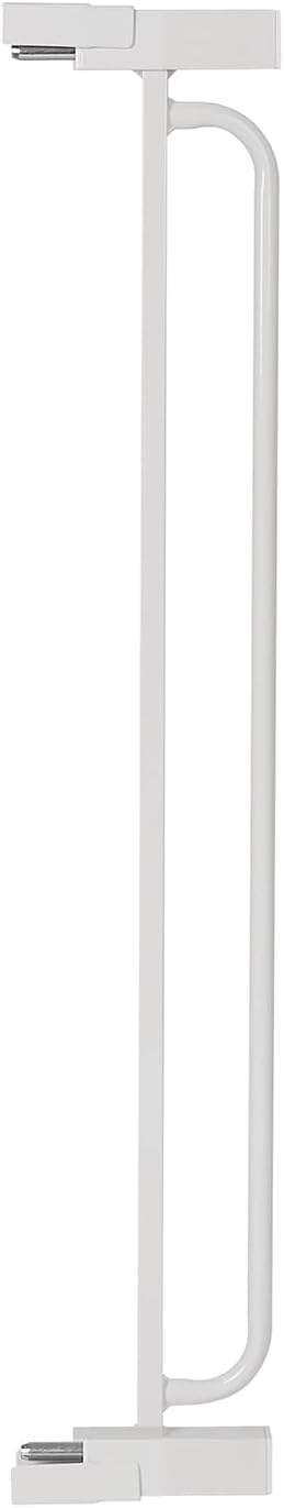 Extra Wide Baby Gate Extension 3.94 Inch Pressure Mounted, Auto Close Child Baby Gates for Doorways No Drill, Walk Through Dog Gate Indoor for The House, White