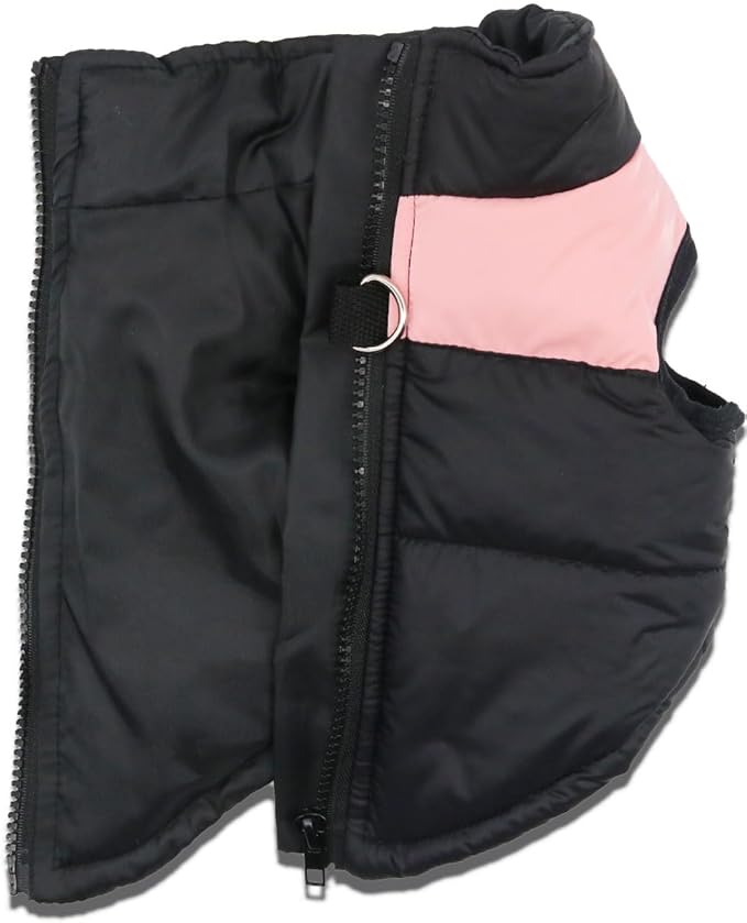 Small Dog Coats Warm Winter Jackets for Small Medium Dogs Puppy Cold Weather Coat Pet Clothes, Pink, Medium