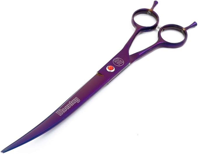 Professional Dog Grooming Scissors Set, 7 Inch/8 Inch Pet Grooming Scissors Chunkers Shears for Dog, Curved Dog Grooming Scissors, Thinning Shears for Dog with Grooming Comb