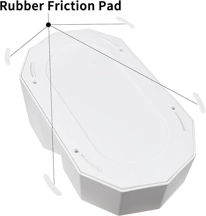 Sfozstra Automatic Pet Water Dispenser: 8L White Gravity Stainless Steel Water Bowl- Without Filter- Angular Water Feeder for for 30-60 LB Senior Pet Dogs with Neck Pain Relief in Living Room Bedroom