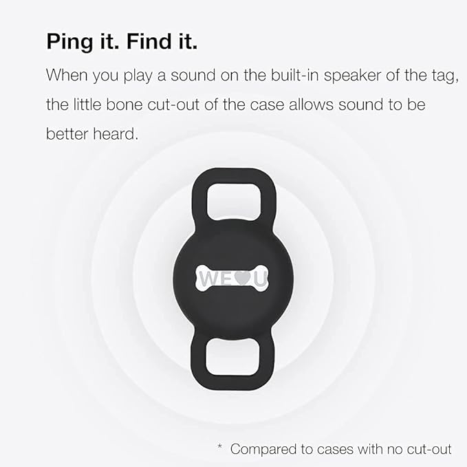 Airtag Holder for Cat, Air Tag Case for Cat Collar and Small Dog Collar