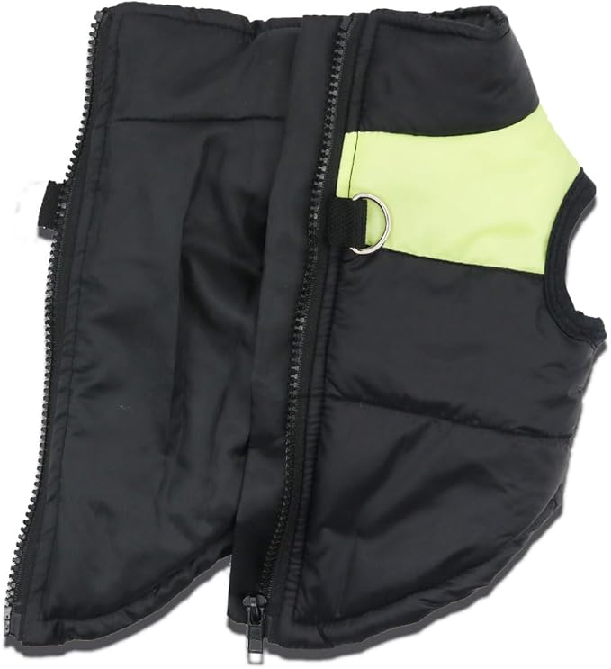 Small Dog Coats Warm Winter Jackets for Small Medium Dogs Puppy Cold Weather Coat Pet Clothes, Light Yellow, Small