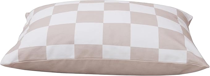 Medium Dog Bed with Removable Washable Cover for Small Dogs Deluxe Plush Dog Crate Beds Comfy Kennel Pad Waterproof Lining and Blue Gel Memory Foam Memory Foam(Brown 30 * 20 * 4in)