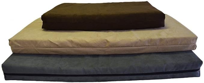 Pet Support Systems Orthopedic Dog Bed - Gel Memory Foam Pet Bed, Luxury Washable Dog Bed for Sleeping and Support (Removable Cover, XX-Large Tan Dog Bed)