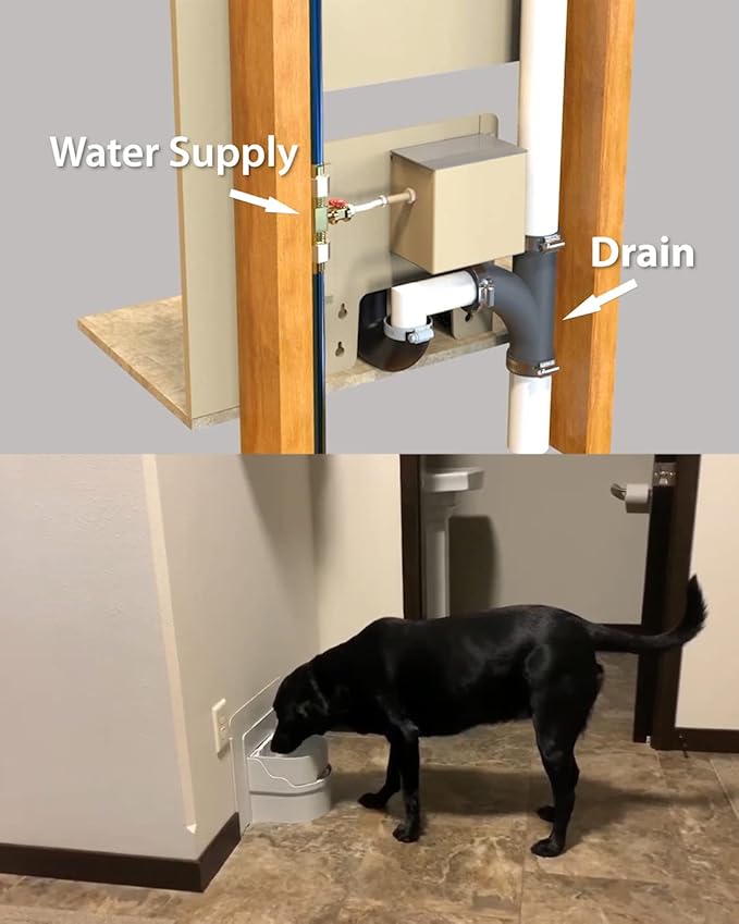 Perpetual Well Automatic Pet Water Bowl (Wall Mount)