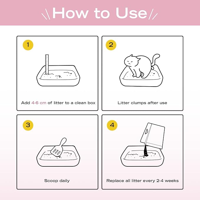 Corn & Bentonite Cat Litter, Strong Clumping Litter, Odor Control, Easy Scooping, Clumps Lift Cleanly, Low Dust, 5.5 LB x 3 Bags