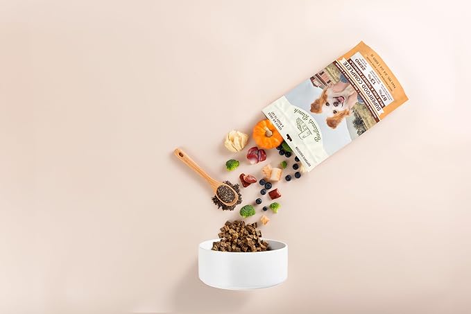 BADLANDS RANCH- Superfood Complete, Air-Dried Adult Dog Food - High Protein, Zero Fillers, Superfood Nutrition by Katherine Heigl (24 oz. Wild Fish and Turkey Formula)