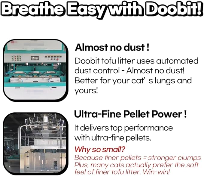 100% Natural,Tofu Cat Litter Toilet Flushable,Non Toxic Low Tracking,1.5mm Fine Cut,Solubility in Water,Clumping Litter,Ultra Absorbent, Really Dust-Free,I'm Gonna Pee(5.7lb x 4pack)