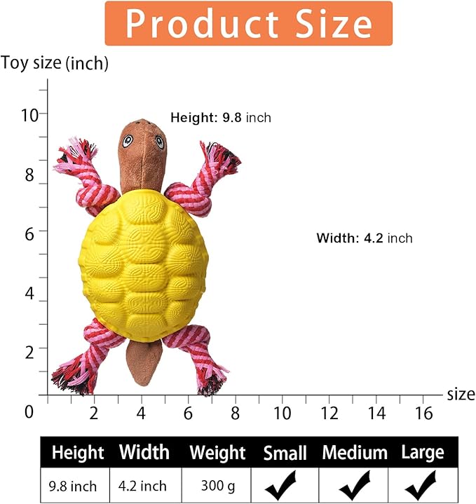 Multifunctional Rubber Dog Chew Toy for Middle, Large Dogs - Food Dispensing Puzzle Toy, Aggressive Chewer, Yellow