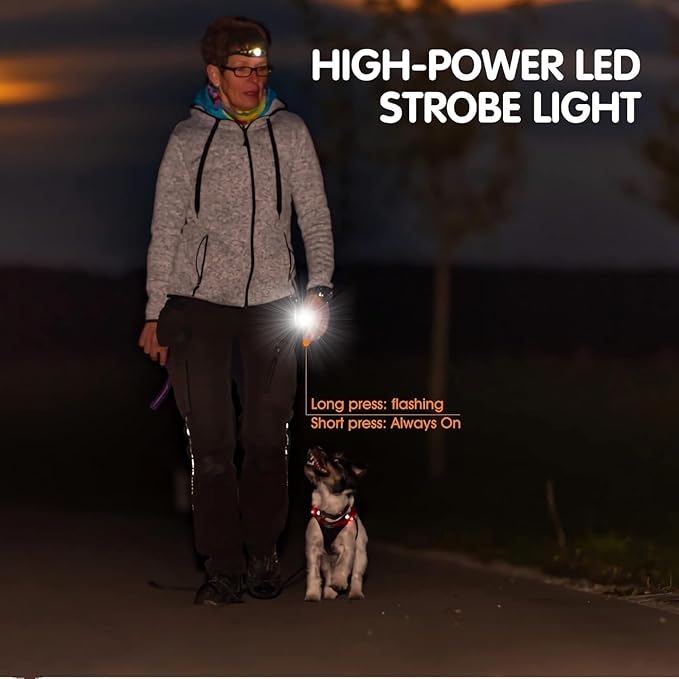 Anti Barking Devic-Dog Bark Control Device,Stop Bad Behavior-Rechargeable Ultrasonic Barking Handheld for Dogs -Professional Pet Trainer,Dog Silencer with LED Bright Flashlight