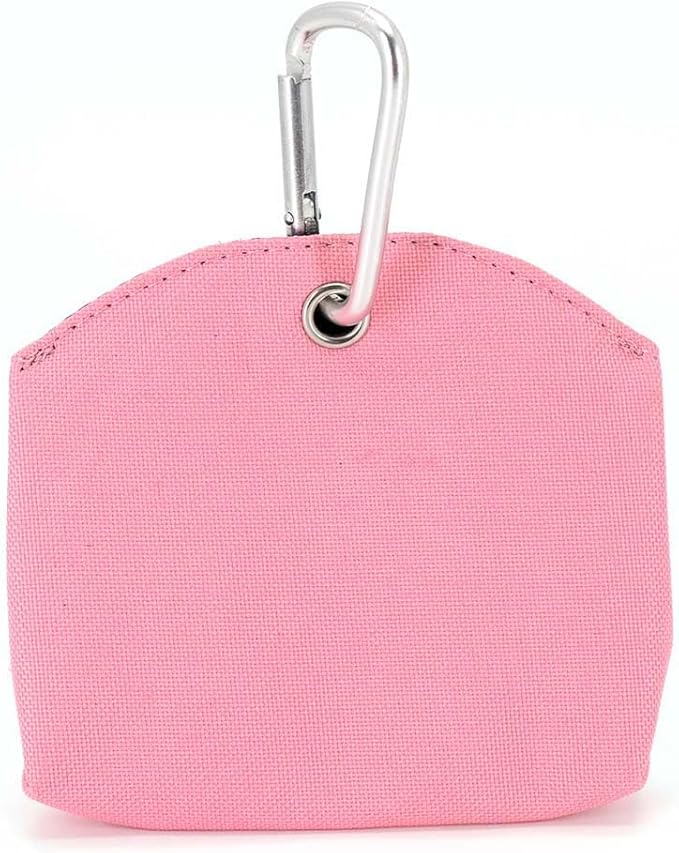 COOWONE Dog Treat Pouch Magnetic Closure Small Dog Training Treat Pouch Pocket Sized Small Dog Treat Pouch with Clip (Pink)