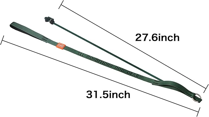 Howgo Dog Slip Lead Dog Leash, Training Lead, No-Pull Slip Leash and Collar, Heavy Duty & Durable Nylon, Padded Handle, for All Breeds (Black, 5FT)