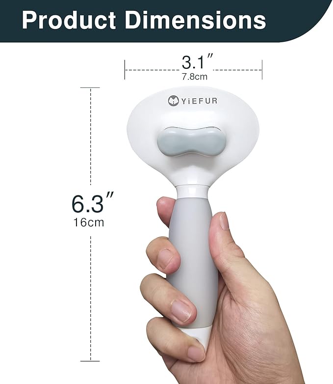 Cat Hair Brush,Cat Brush for Shedding,Soft Silicone Self Cleaning Brushes for Short and Long Haired Cats for Grooming and Shedding