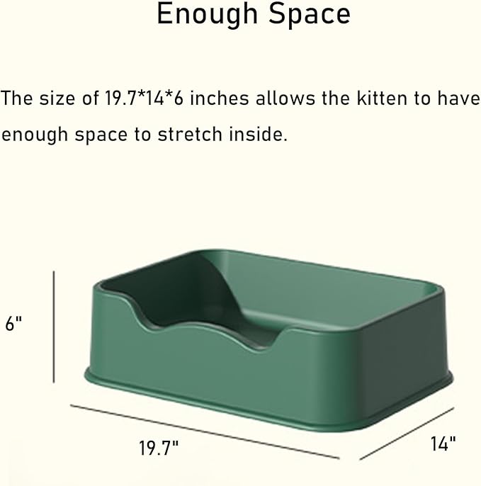 Plastic Cat Bed 100% Recycled Plastic - Cat Bed Durable Washable Breathable & Antislip Easy to Clean Great for Small -Orange