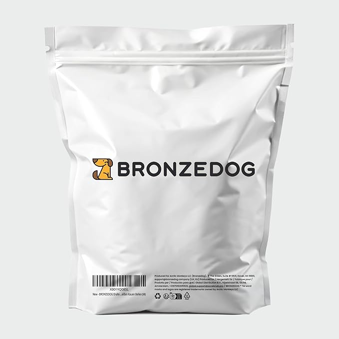 BRONZEDOG Wire Dog Muzzle German Shepherd for Medium Large Dogs Adjustable Durable Metal Basket for Biting Chewing Barking (M)