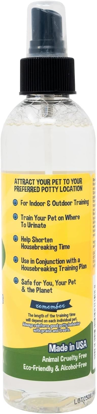 Bodhi Dog Potty Training Spray - Puppy & Dog Training Aid for Indoor & Outdoor Attractant Spray Use - Encourages Proper Dog Pee Here Habits - Safe for Pets & Home - Made in The USA (8 Fl Oz)