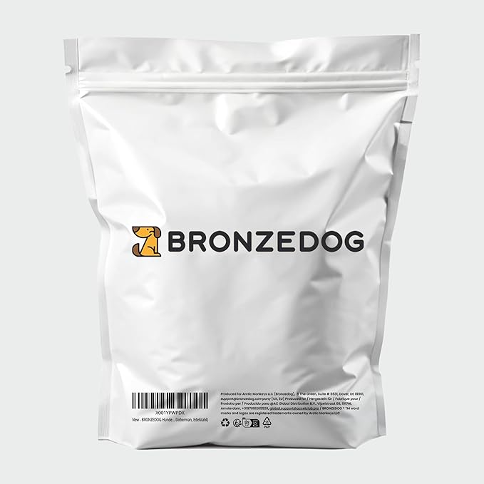 BRONZEDOG Dog Muzzle Adjustable Durable Metal Wire Basket for Large and Extra Large Dogs with Leather Straps Breathable, Drinkable, Training, Prevents Biting (Stainless Steel, Husky & Doberman)