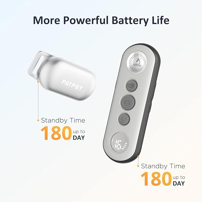 PATPET Dog Training Collar with Remote - Electric Dog Shock Collar for Small Medium Large Dogs - 3 Adjustable Safe Modes, Rechargeable Waterproof E Collar for Dogs (8-120 lbs)