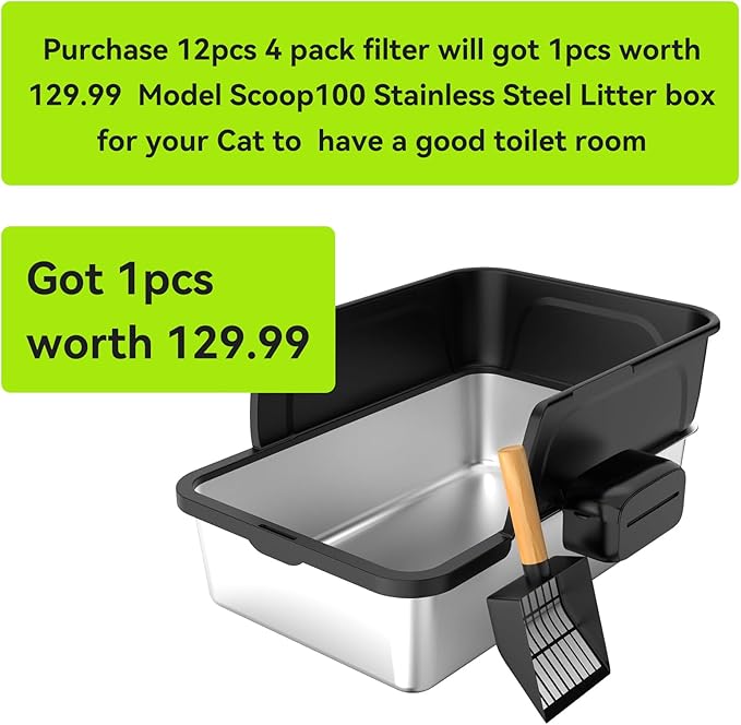 Dog Water Fountain Filters for FS20 Dog Water Fountain, 10 Pack Filters with 10 Pack Sponges Set, 5 Layer Replacement Filters for SL Tap Dog Fountain Battery Operated FS20