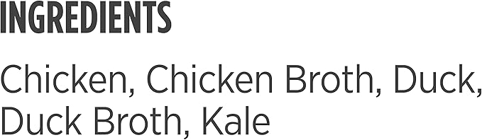 Nulo Freestyle Chicken, Duck, & Kale in Broth Real Meat Dog Food Topper, 2.8 Ounce (Pack of 24)