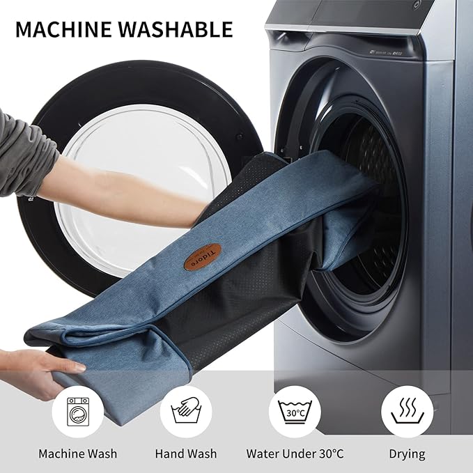 Orthopedic Dog Beds for Medium Dogs, Durable Egg Crate Foam Sofa Dog Bed wit Washable Removable Cover,Waterproof Lining,Pet Bed for Large Dogs (Navy Blue, 39.4" L x 31.5" W x 7.4" Th)