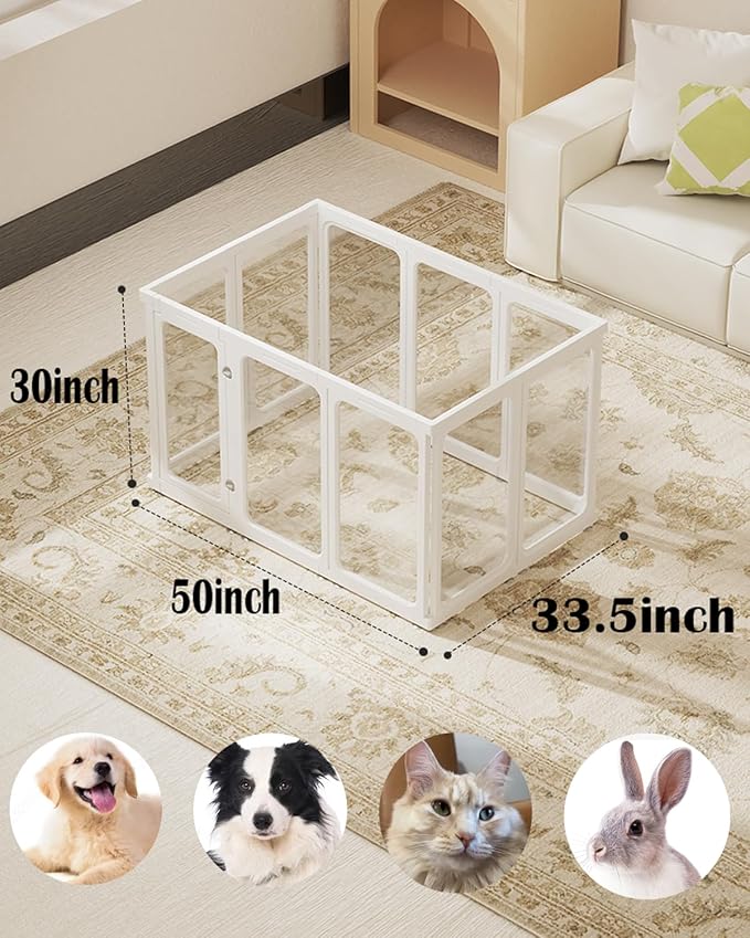 Extra 2 Panels for Acrylic Dog Pen