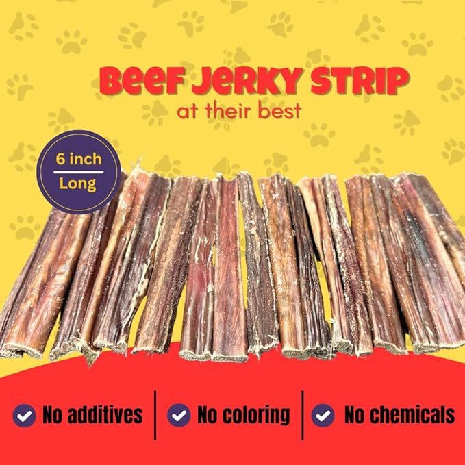 Woofley's - Esophagus Stick (1 Pound)- Gullet Sticks for Dogs - Safe Jerky Dog Chews -Easily Digestible Dog Jerky Bully Sticks