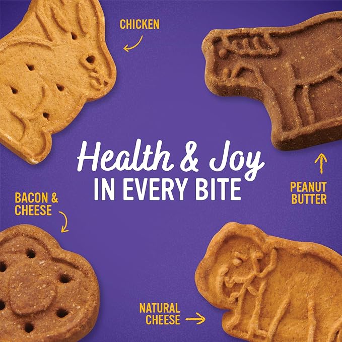 Blue Dog Bakery Natural Dog Treats, More Crunch Large, Assorted Flavors, 18oz Box, 1 Box