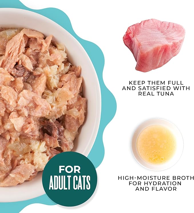 Tiki Cat Gelee Wet Cat Food, Tuna Variety Pack, 2.8 oz. Pouch (12 Count)