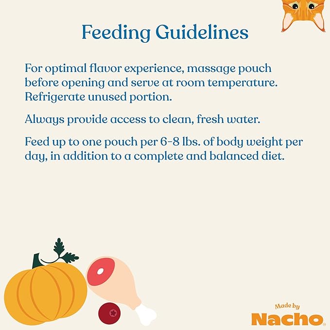 Made by Nacho Digestive Support Cage-Free Chicken Puree Meal Topper with Bone Broth, Add Digestion Support to Dry Cat Food and Kibble, Hydration and High Fiber, Limited Ingredients, 36 Count
