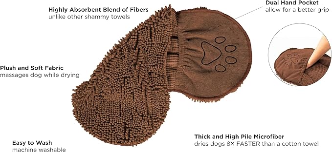 Booster Bath Elevated Pet Bathing Large Teal with Steps and Brown DGS Cleaning Crew Combo