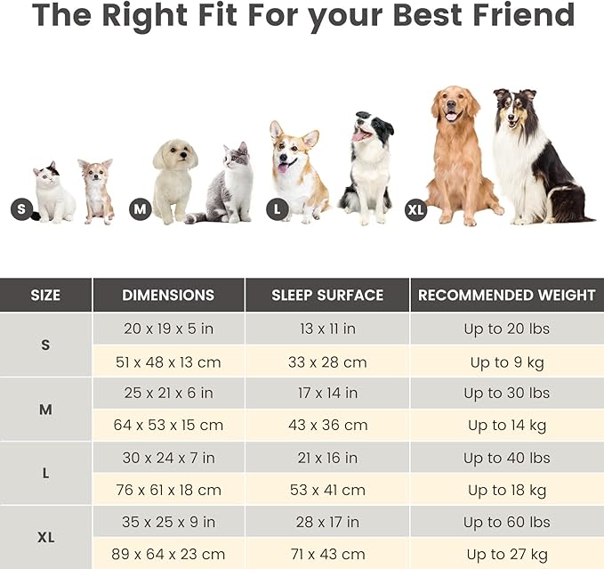 Miguel Faux Linen Dog Bed with Removable Cushion Pillow for Medium Small Dogs, Washable Pet Bed with Side Easy to Wash Puppy Bed, Rectangle Cat Bed for Indoor Cat with Anti-Slip Bottom, Gray 30 Inch