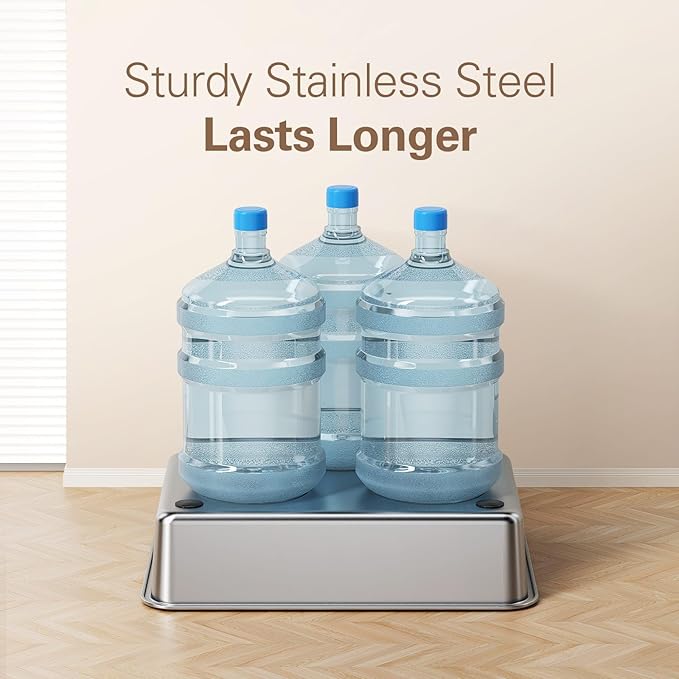 Zarler Stainless Steel Litter Box for Kittens, Small Cat Litter Boxes 17" L x 13" W x 11.8" H, Metal Kitty Litter Box with High Sides, White (Non-Sticky, Easy to Clean, Anti-Urine Leakage)