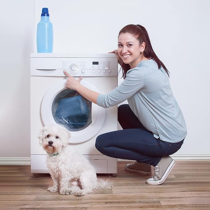 Mestuel Dog Stairs for Small Dogs Cats, 2 Tiers Small Pet Stairs to Couch Sofa, Dog Ramp Ladder Indoor for Dachshund Bulldog with High Density Foam & Nonslip Bottom, Blue