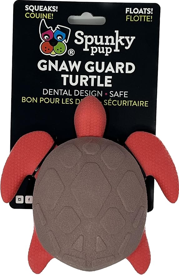 Gnaw Guard Squeaky Toy, Sea Turtle