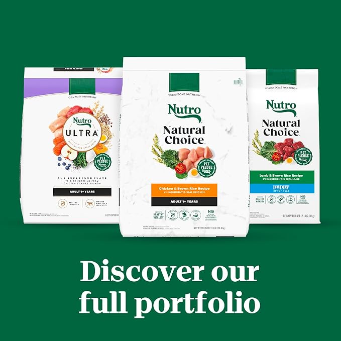 Nutro Natural Choice Adult Dry Dog Food, Chicken and Brown Rice Recipe, 5 lbs.