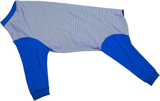 Yeapeeto Dog Onesie Surgery Recovery Suit for Large Medium Bodysuit Dogs Pajamas PJS Full Body for Shedding, Prevent Licking, Wound Protection, Cone Alternative (3XL, Blue)