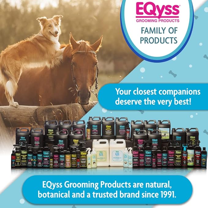 EQyss Avocado Mist Pet Spray Conditioner - Shines, Conditions, and Reduces Shedding, Weightless Leave in Spray - for Dogs, Cats, Puppies - Oil and Silicone Free, pH Balanced, USA Made
