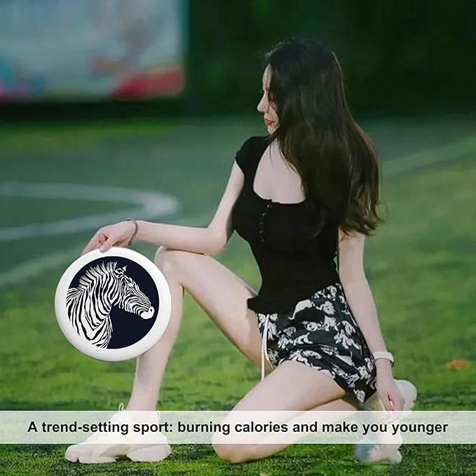 Phoenix Outdoor Flying Disc Fire Phoenix Black Ultimate Disc 175g for Boys Girls Men Women Birthday Christmas