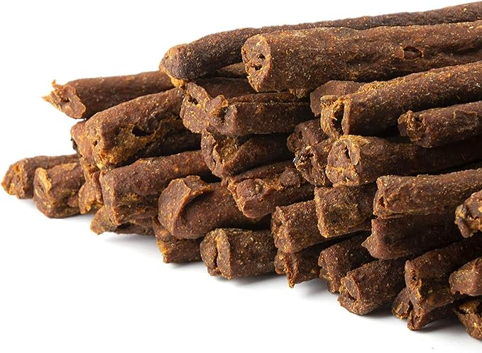 BRUTUS & BARNABY USA Sweet Potato Dog Treats - Grain Free, Cinnamon Pumpkin Crunchy Sticks are Great Tasting, Promotes Positive Dog Gut Health with Natural Anti-Diarrhea Properties,(2lb Bag)